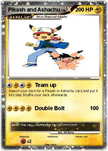 Pokemon Pikash and Ashachu