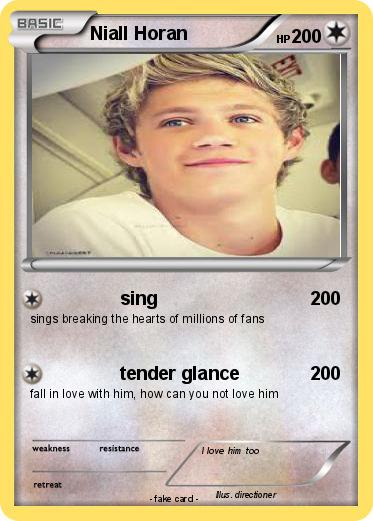 Pokemon Niall Horan