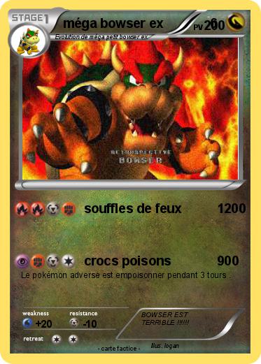 Pokemon méga bowser ex             6