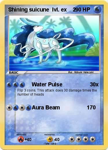 Pokemon Shining suicune  lvl. ex    2