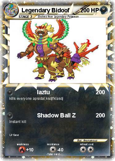 Pokemon Legendary Bidoof