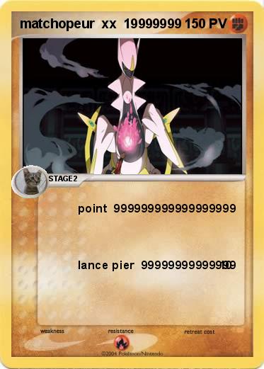 Pokemon matchopeur  xx  19999999