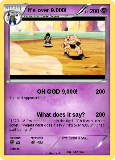 Pokemon It's over 9,000!