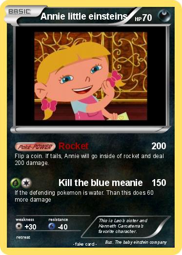 Pokemon Annie little einsteins