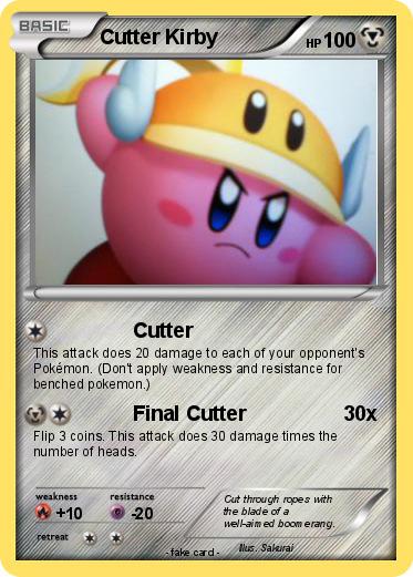Pokemon Cutter Kirby