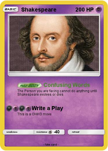 Pokemon Shakespeare