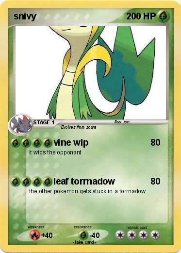 Pokemon snivy