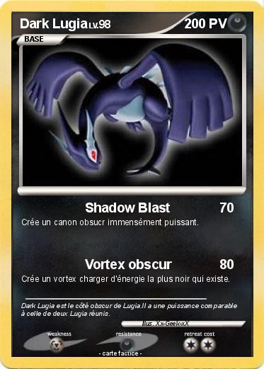 Pokemon Dark Lugia