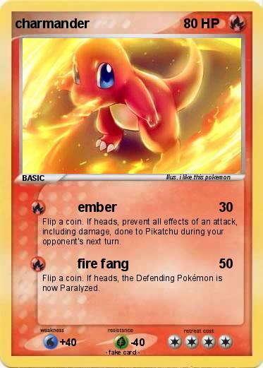 Pokemon charmander