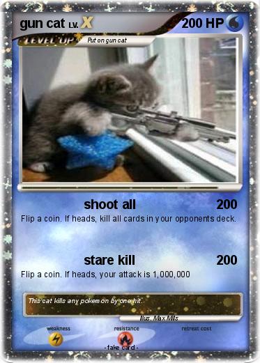 Pokemon gun cat