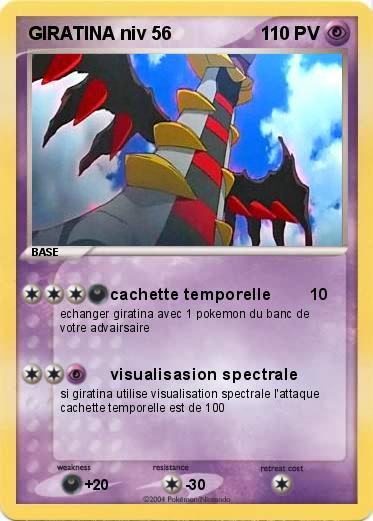 Pokemon GIRATINA niv 56