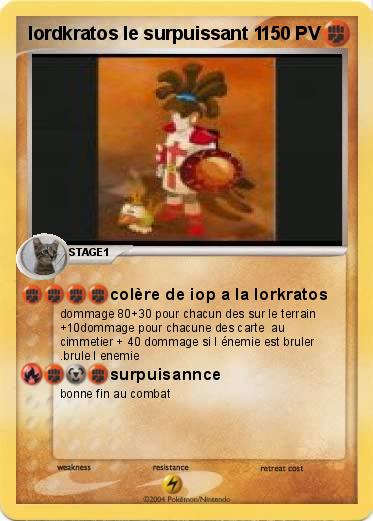 Pokemon lordkratos le surpuissant 1