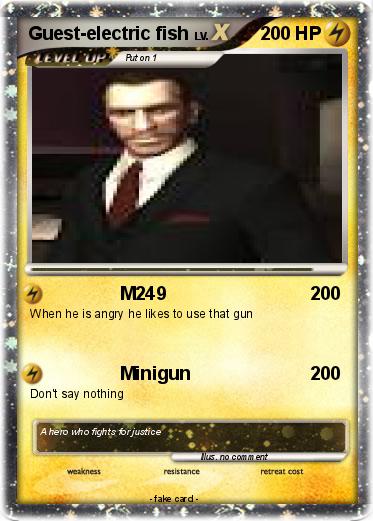 Pokemon Guest-electric fish