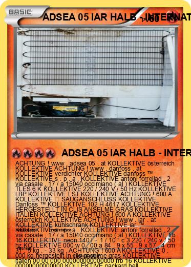 Pokemon ADSEA 05 IAR HALB - INTERNAT 3 IME ÖSTERREICH