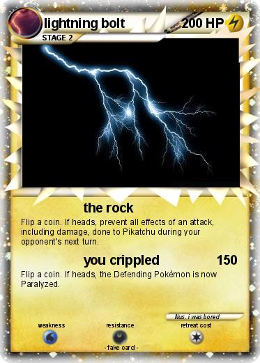 Pokemon lightning bolt