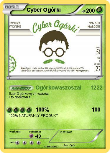 Pokemon Cyber Ogórki