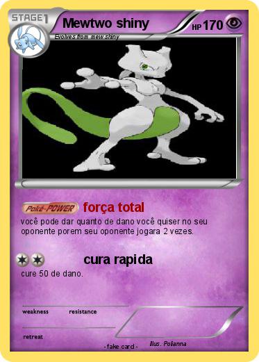 Pokemon Mewtwo shiny