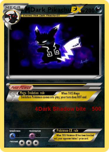 Pokemon Dark Pikachu
