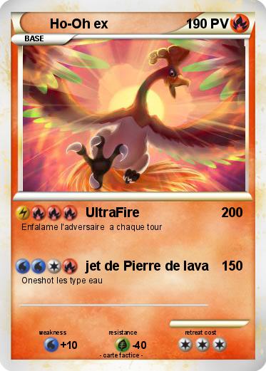Pokemon Ho-Oh ex