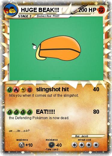 Pokemon HUGE BEAK!!!