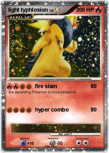 Pokemon light typhlosion