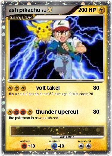 Pokemon ash pikachu
