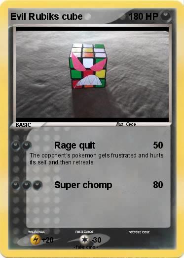 Pokemon Evil Rubiks cube