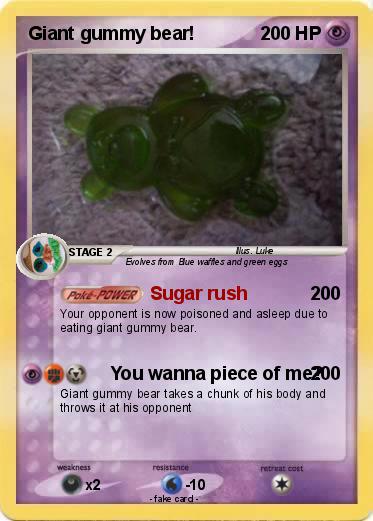 Pokemon Giant gummy bear!