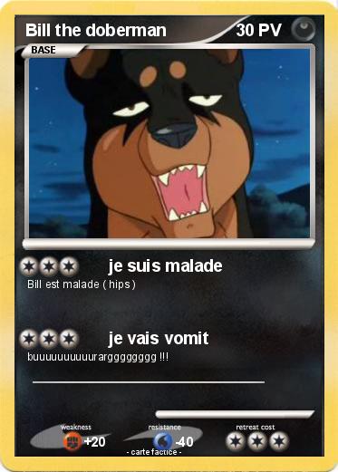 Pokemon Bill the doberman