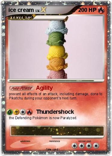 Pokemon ice cream