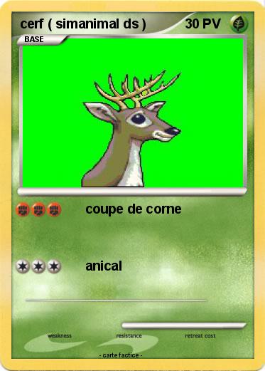 Pokemon cerf ( simanimal ds )