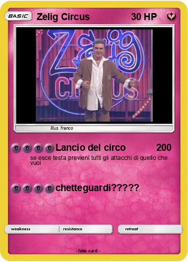 Pokemon Zelig Circus