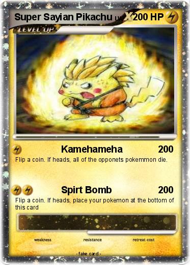 Pokemon Super Sayian Pikachu
