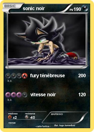 Pokemon sonic noir