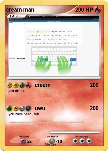 Pokemon cream man