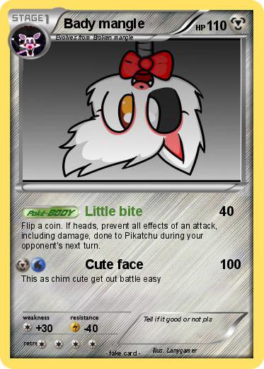 Pokemon Bady mangle