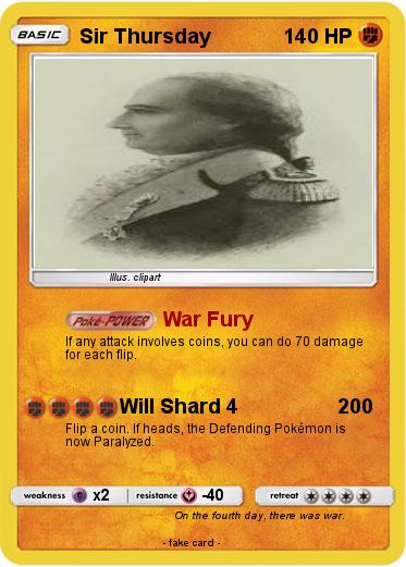 Pokemon Sir Thursday