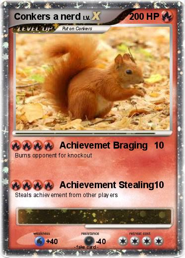 Pokemon Conkers a nerd