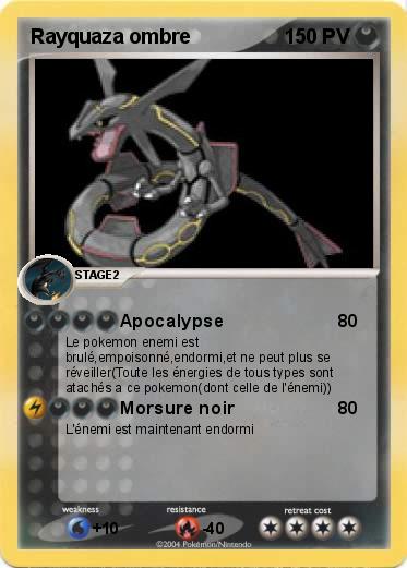 Pokemon Rayquaza ombre