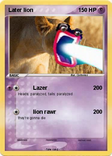 Pokemon Later lion