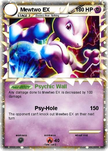 Pokemon Mewtwo EX