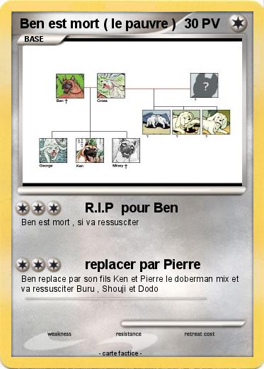Pokemon Ben est mort ( le pauvre )