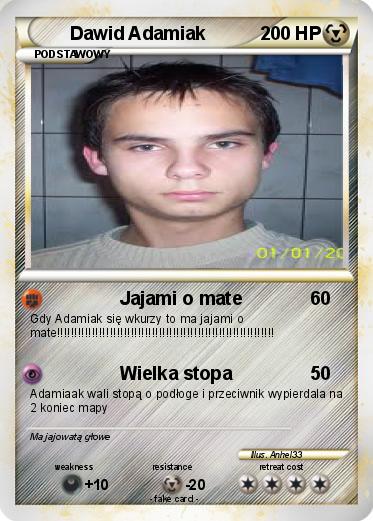 Pokemon Dawid Adamiak