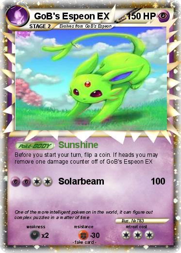 Pokemon GoB's Espeon EX
