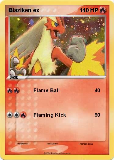 Pokemon Blaziken ex