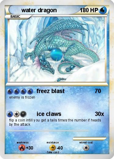 Pokemon water dragon
