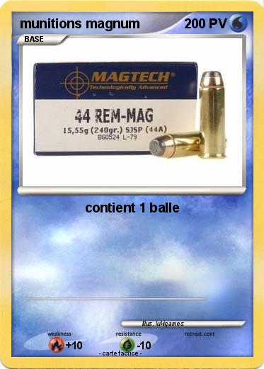 Pokemon munitions magnum