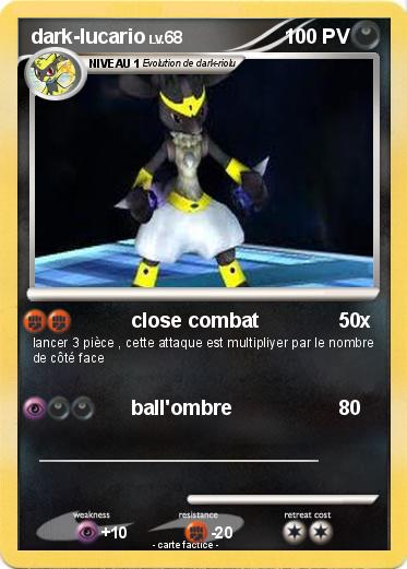 Pokemon dark-lucario