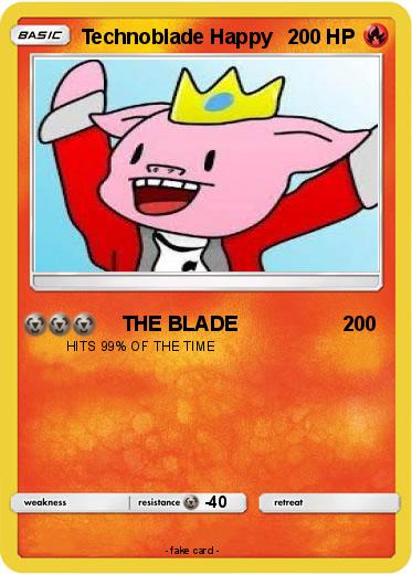 Pokemon Technoblade Happy