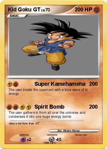 Pokemon Kid Goku GT